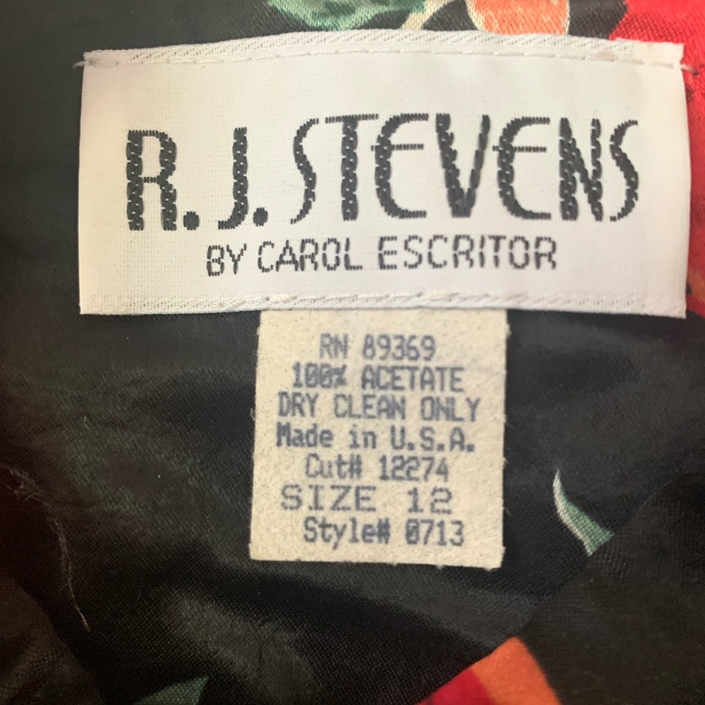 Vintage Asian Inspired Midi Dress - Picture 2 of 4